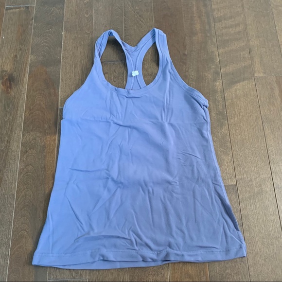 lululemon athletica Tops - Lululemon Cool Racerback II Blue Denim